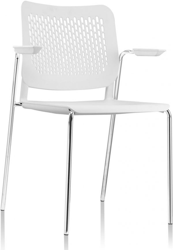 A490-stapelbare-kunststof-kantine-stoel-met-armleggers-en-geperforeerde-rug