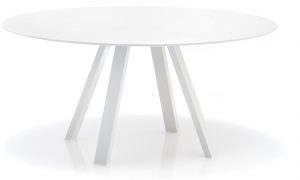 Arki-ronde-tafel-grote-ronde-design-vergadertafel-met-een-dun-volkern-blad-en-schuine-poten