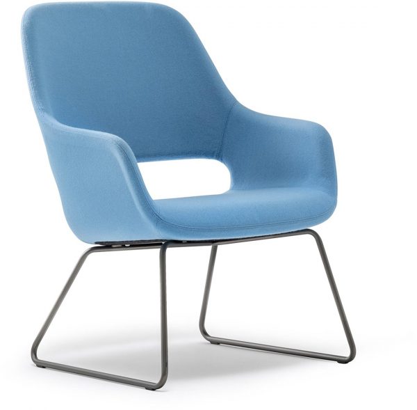 Armfauteuil-babila-comfort-2749-gestoffeerde-loungestoel-met-metalen-slede-frame