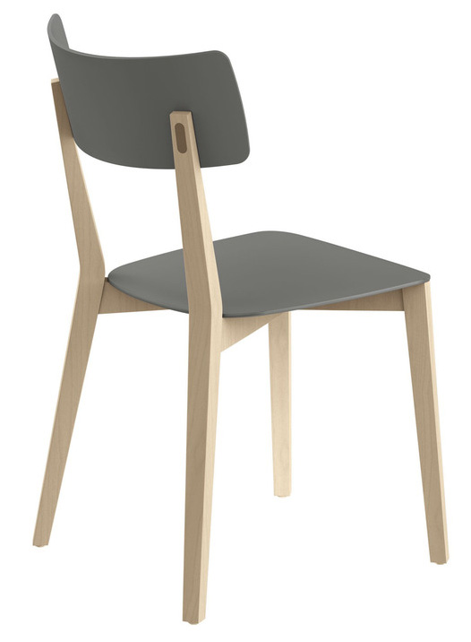 Brunner stapelbare houten stoel due 3808