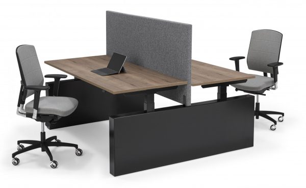 Flex 3 elektrisch verstelbaar zit-sta bench wang bureau