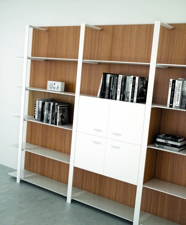 Boiserie modulaire boekenkast