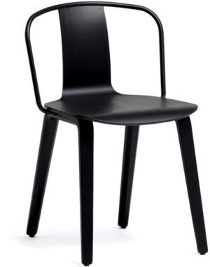Jamaica 2910 – houten stoel met gepoedercoate armleuning