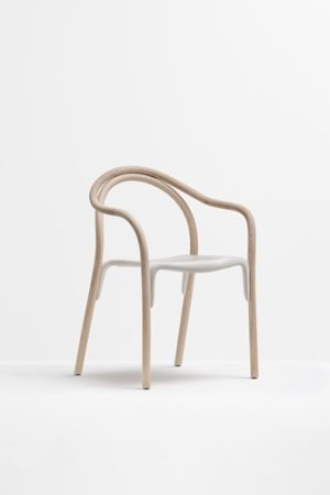 Soul 3745 – houten stoel met kunststof zitting