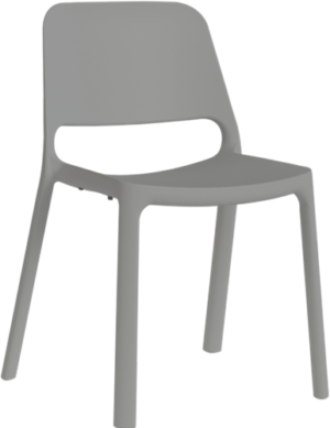 Kasper eco – kunststof school- / kantine stoel van gerecycled kunststof